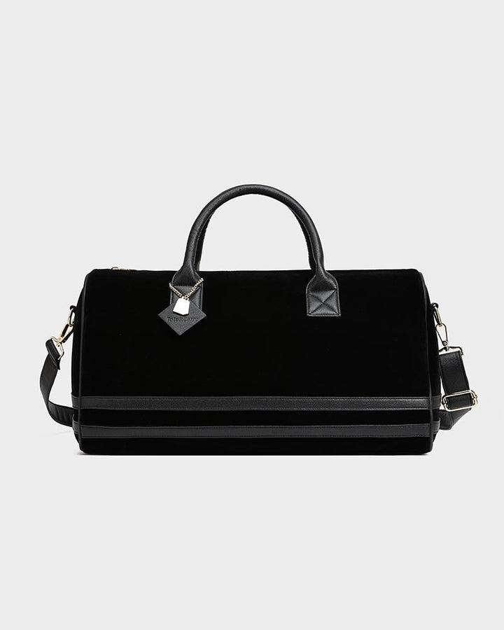 Velvet Travel Set in Black