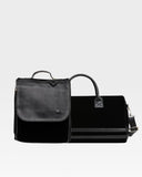 Velvet Luxe Travel Set in Black