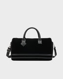Velour Duffle Bag in Black V2