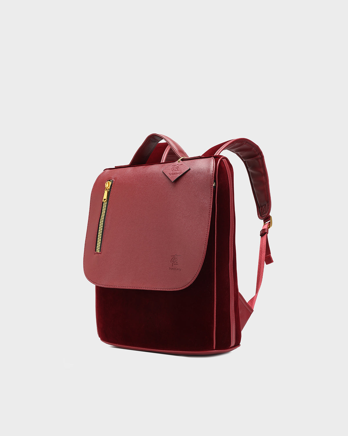 Velvet Luxe travel Set in Burgundy