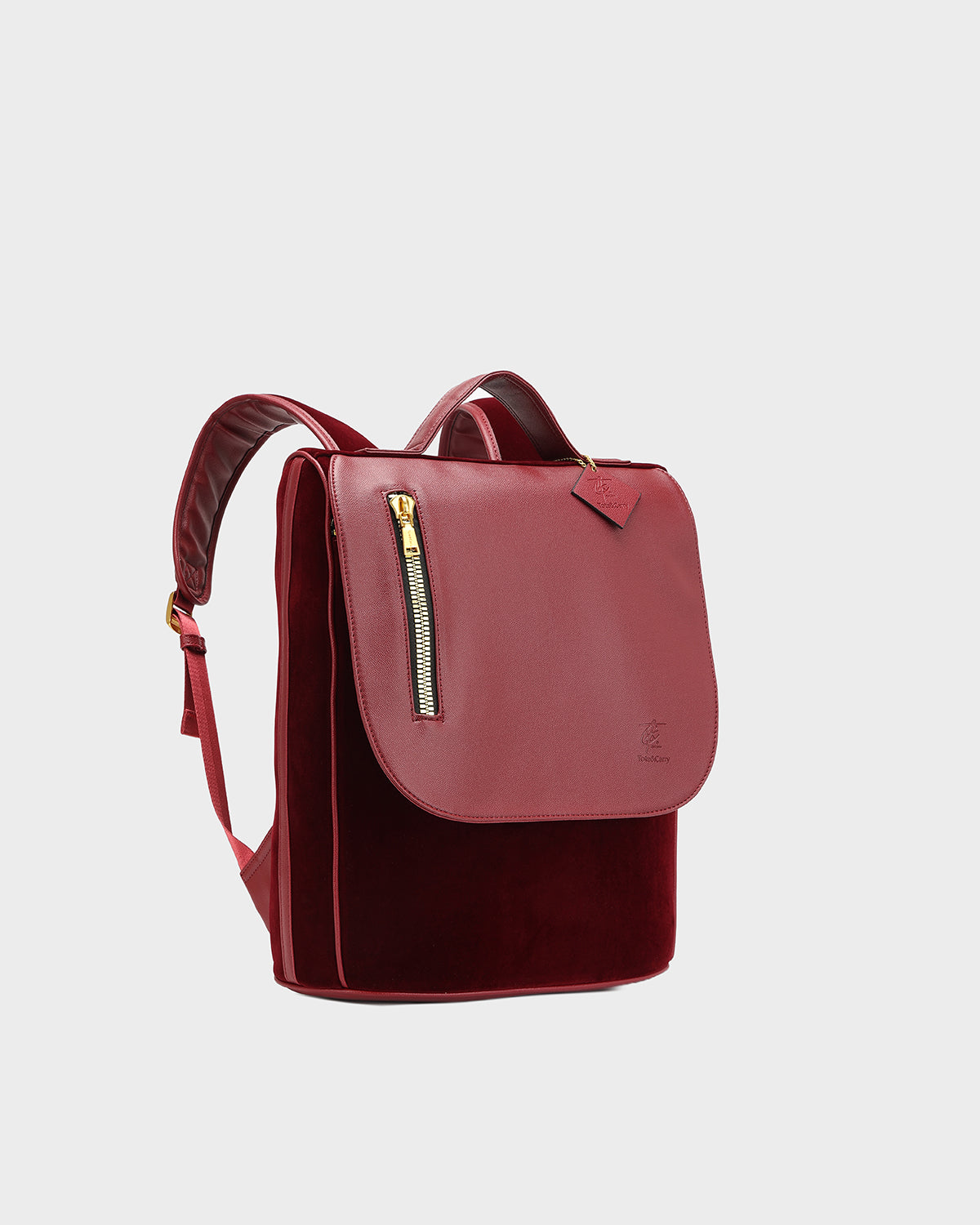 Velvet Luxe travel Set in Burgundy