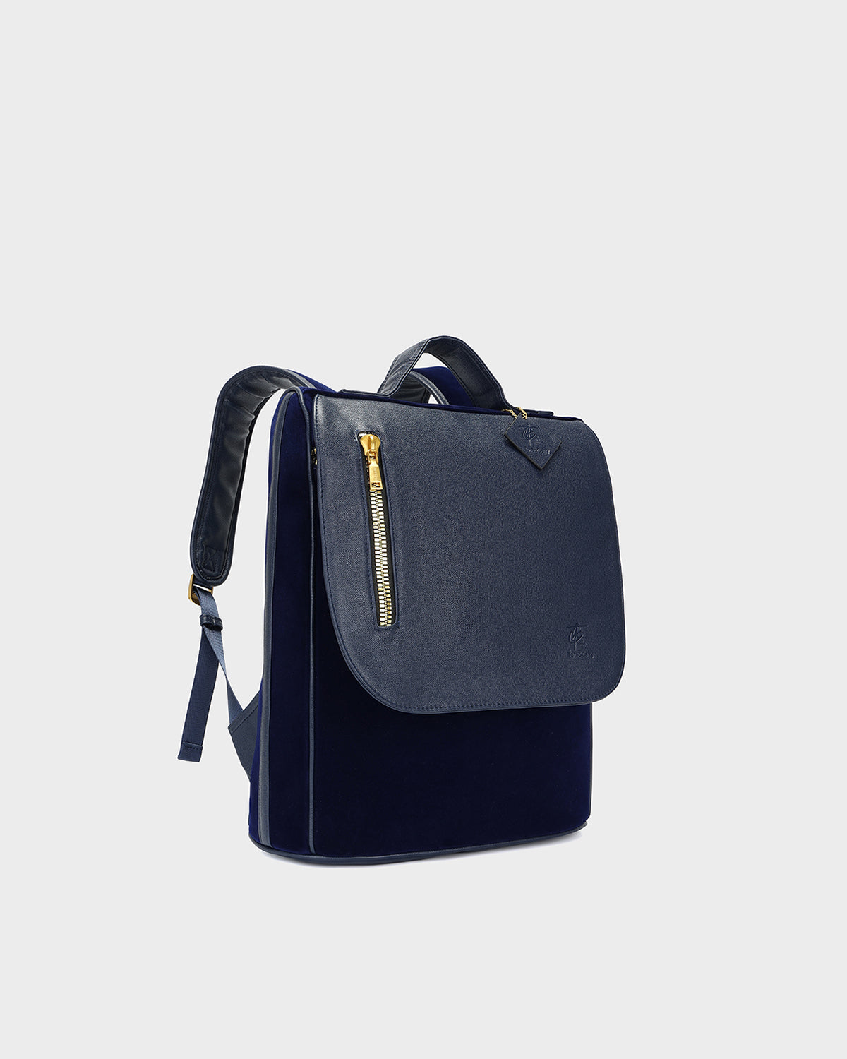 Velvet Luxe Travel Set in Royal Blue