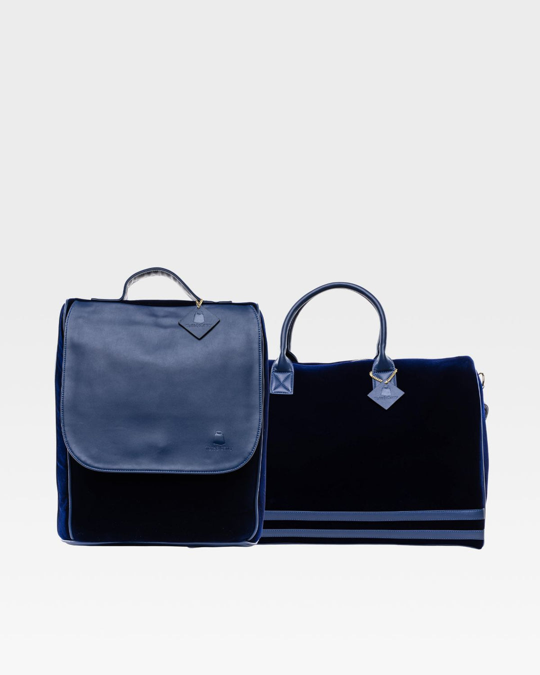 Velvet Luxe Travel Set in Royal Blue