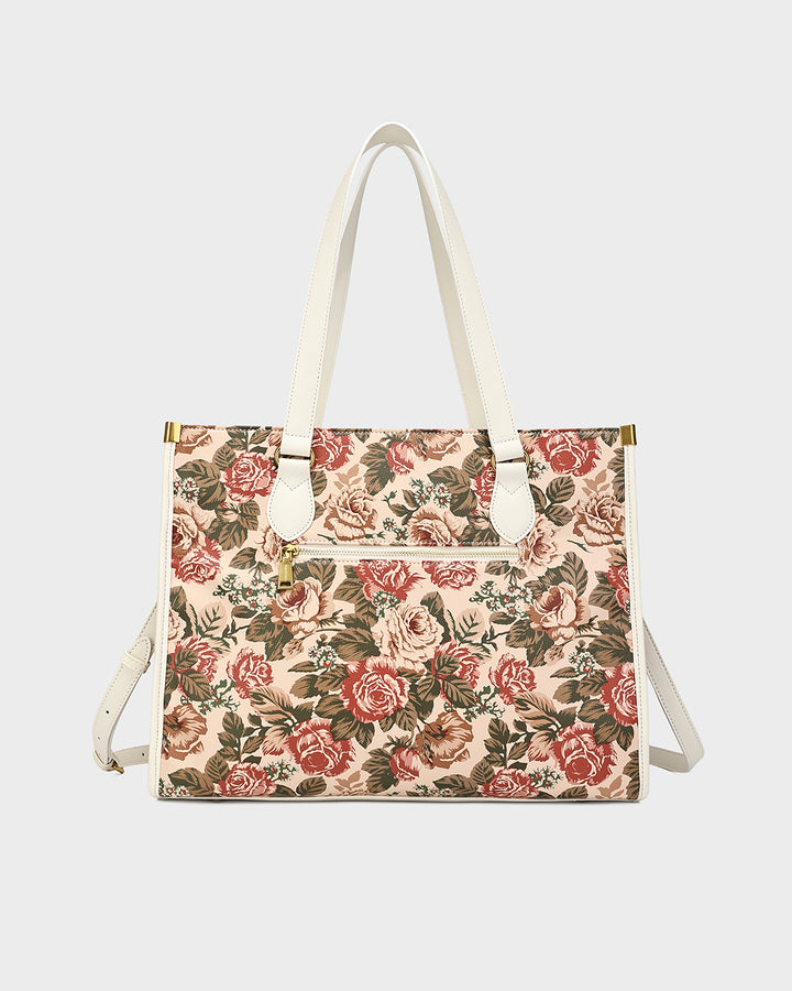 Vintage Tote Bag in Rose
