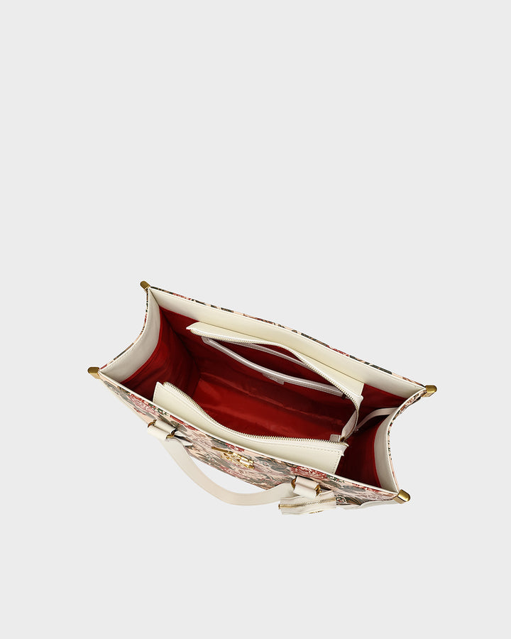 Vintage Tote Bag in Rose