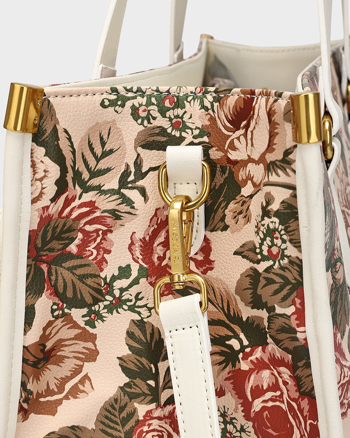 Vintage Tote Bag in Rose