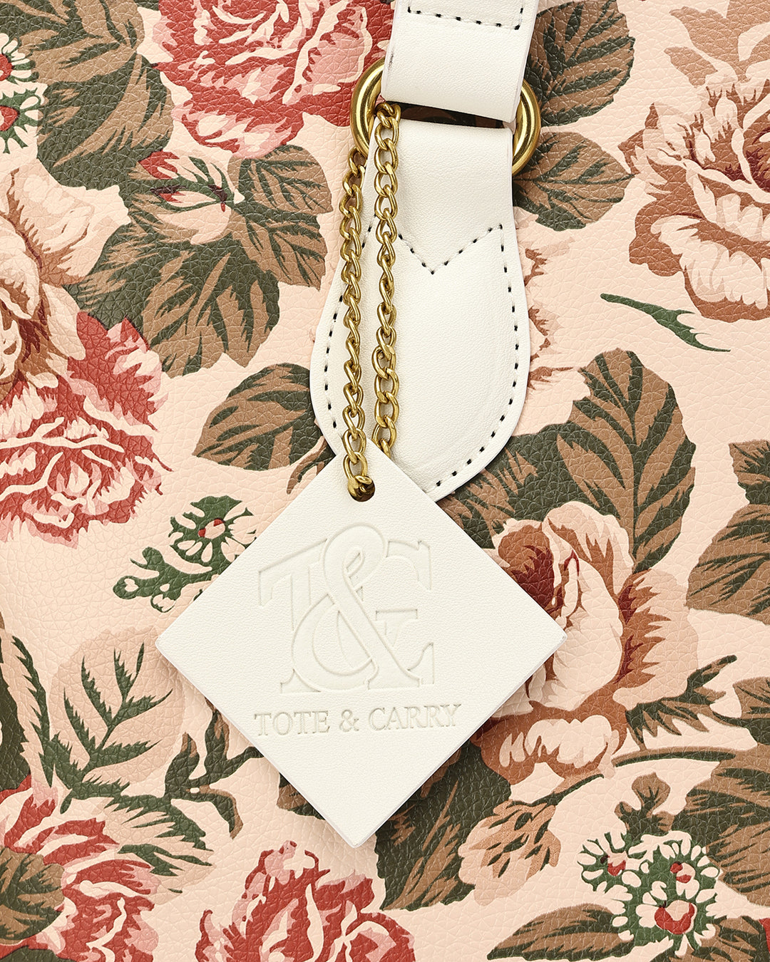 Vintage Tote Bag in Rose