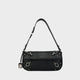 Vixen Croc Pochette in Black