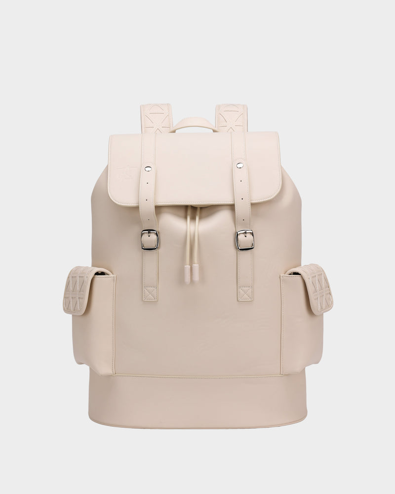 Wanderlust Backpack in Cream White