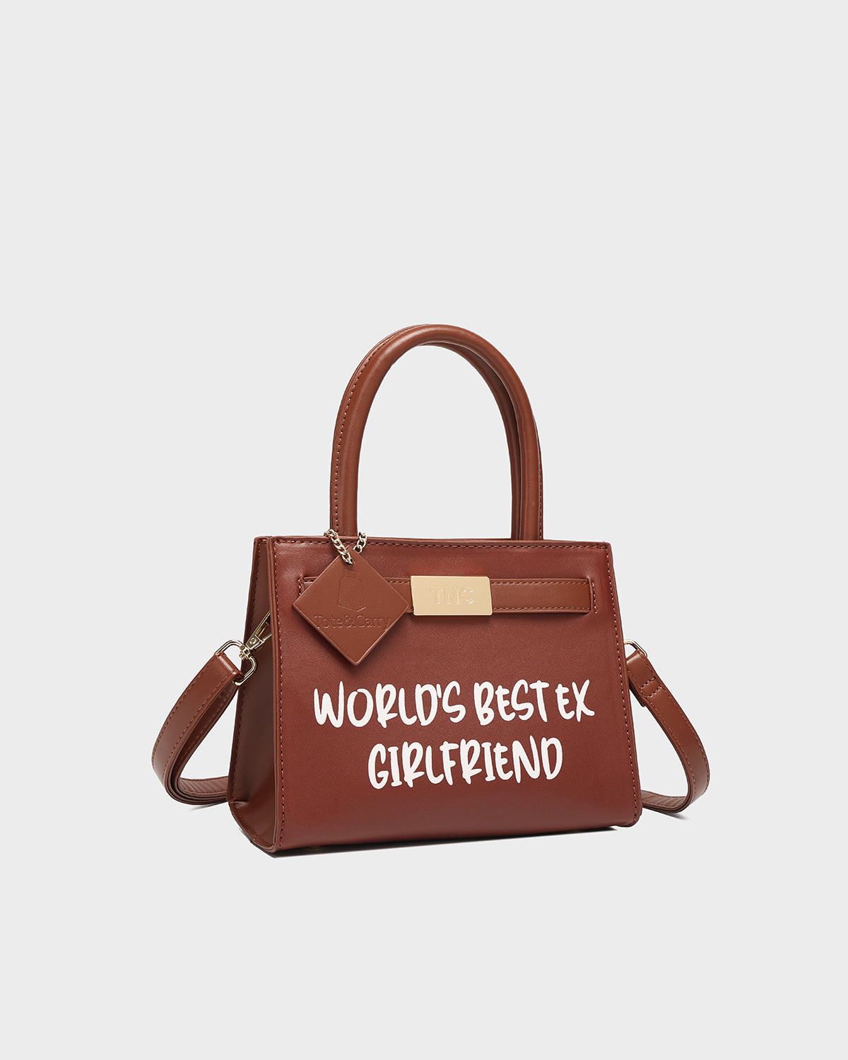 World's Best Ex Girlfriend Mini Tote in Chocolate