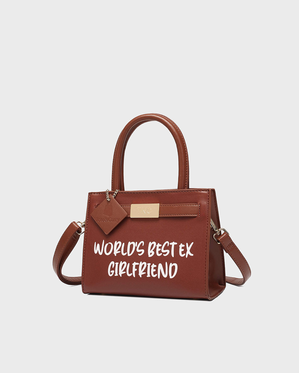 World's Best Ex Girlfriend Mini Tote in Chocolate
