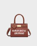 World's Best Ex Girlfriend Mini Tote in Chocolate