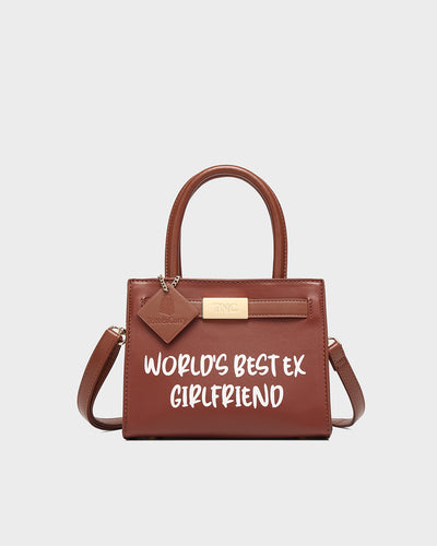 World's Best Ex Girlfriend Mini Tote in Chocolate