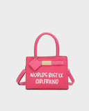 World's Best Ex Girlfriend Mini Tote in Pink