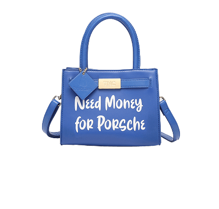 Y2K MINI TOTE — BLUE