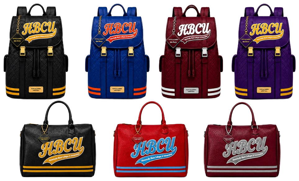 Tote&Carry HBCU backpacks and duffles in seven school colorways