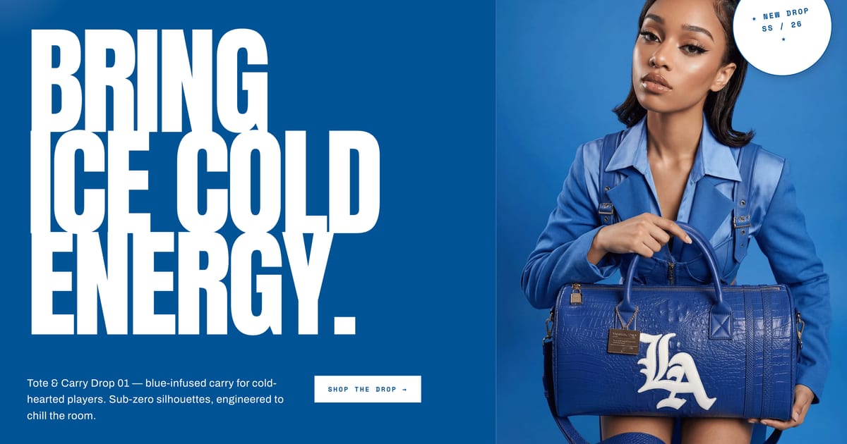 Ice Cold Energy — Drop 01 / SS26 | Tote&Carry