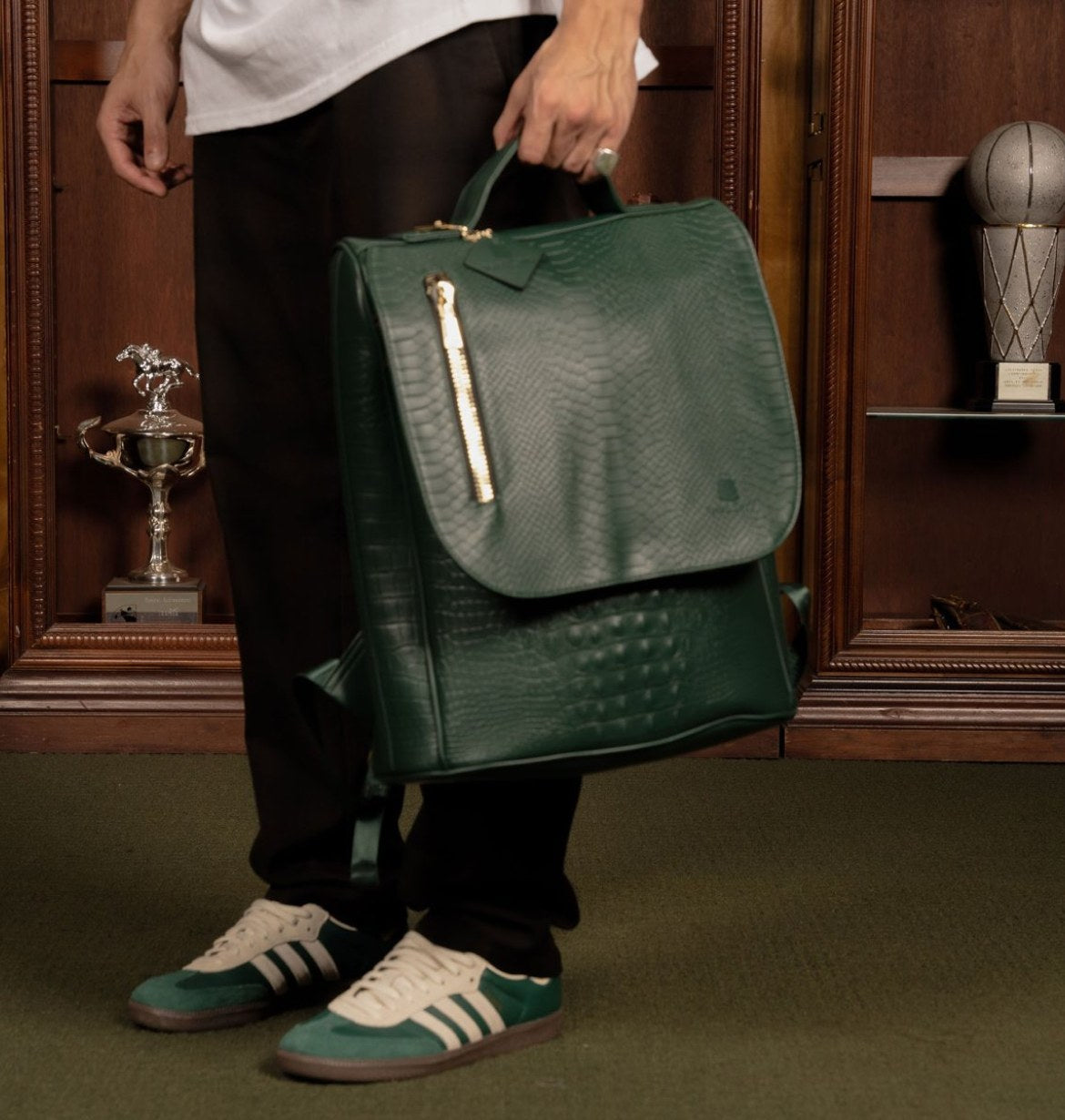 Classic Weekender Backpack in Emerald Green, Tote&Carry 13 Nights of Halloween, Night 4